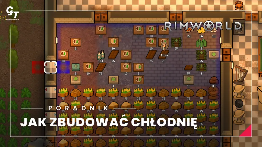 RimWorld – chłodnia – jak zbudować lodówkę, jak obniżyć temperaturę