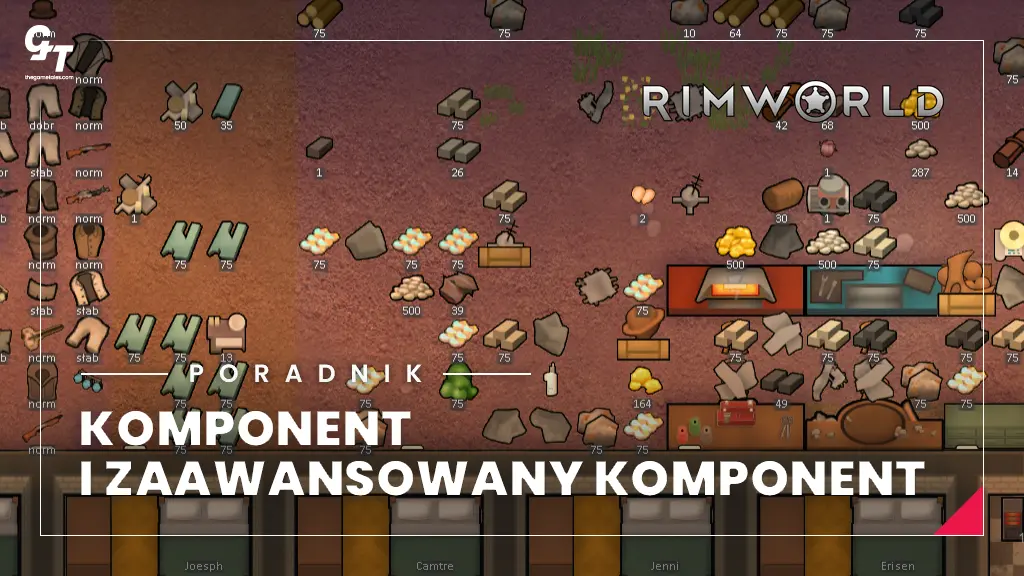 RimWorld – komponent i zaawansowany komponent – co zdobyć, jak zrobić