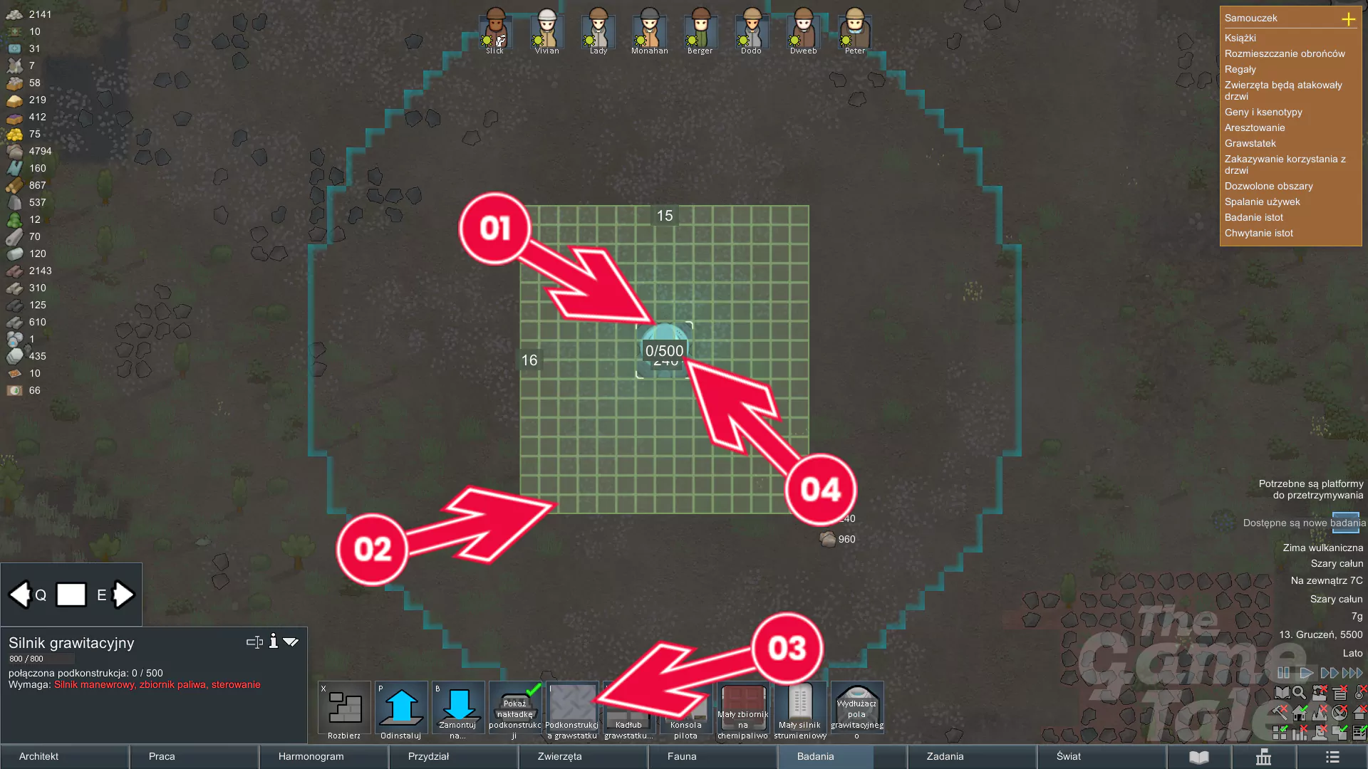 Rimworld Odyssey - jak zbudować grawstatek (gravship)
