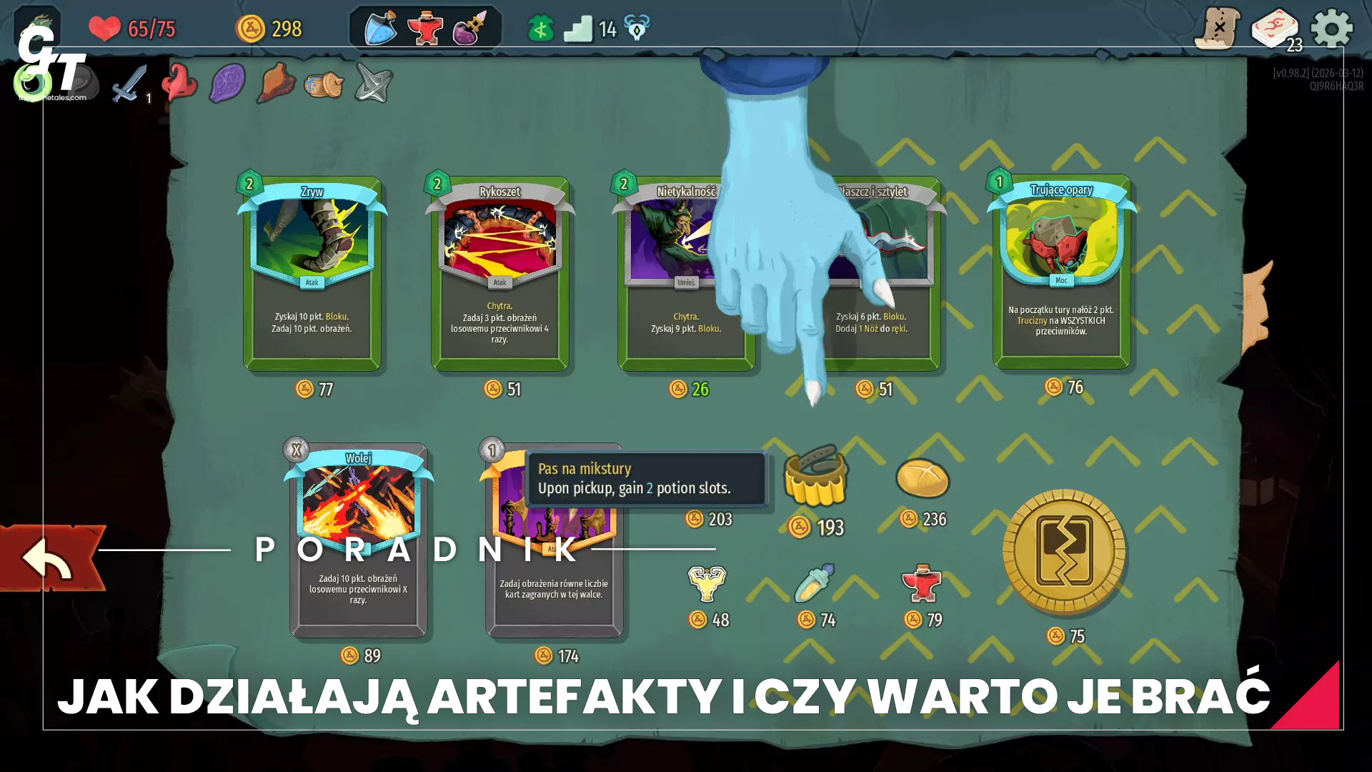 Slay the Spire 2 – jak działają artefakty (Relics) i co dają