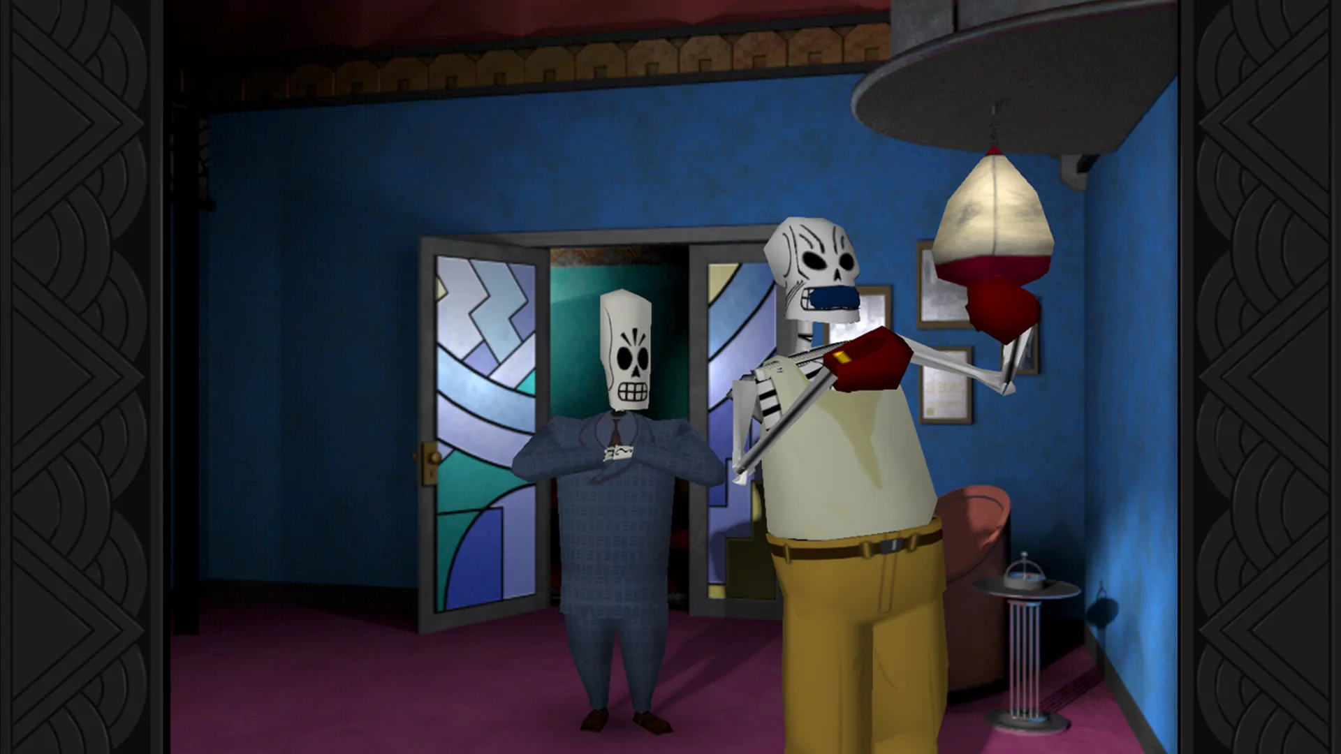 Śmierć w grach wideo - jak przedstawiana jest w różnych kulturach świata - Grim Fandango Remastered
