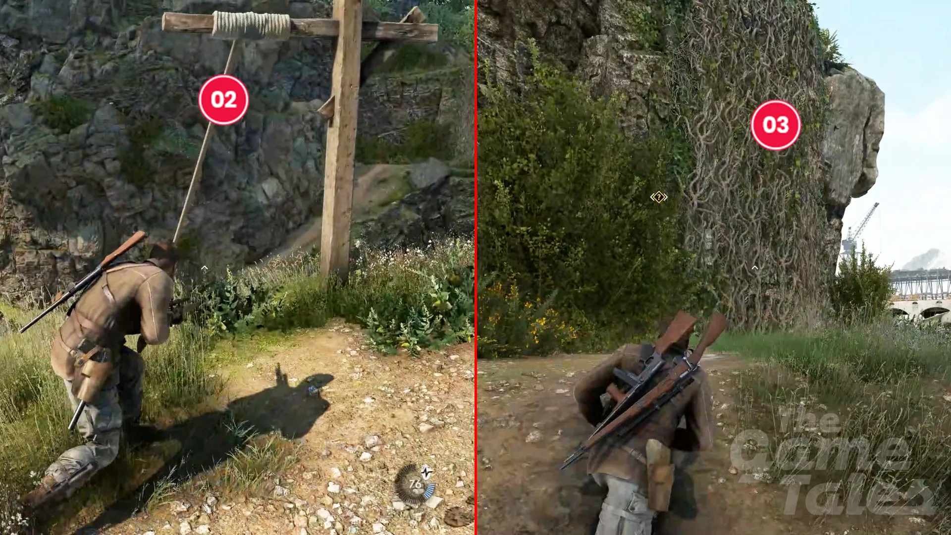 Zrzut ekranu z gry Sniper Elite Resistance - misja kurs kolizyjny.