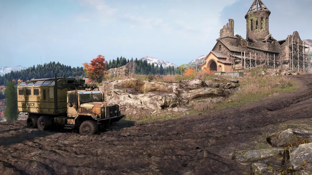 SnowRunner Season 17: Repair & Rescue - Mapa Landslide Valley