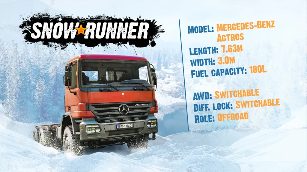 SnowRunner Mercedes-Benz Zetros