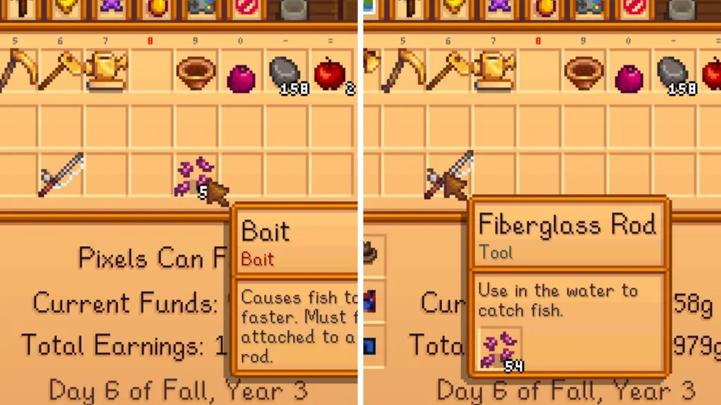 Stardew Valley – przynęta (Bait): jak używać i co daje - Jak założyć przynętę