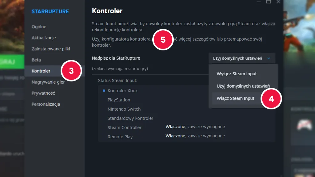 StarRupture - jak włączyć obsługę pada i jak grać na padzie
