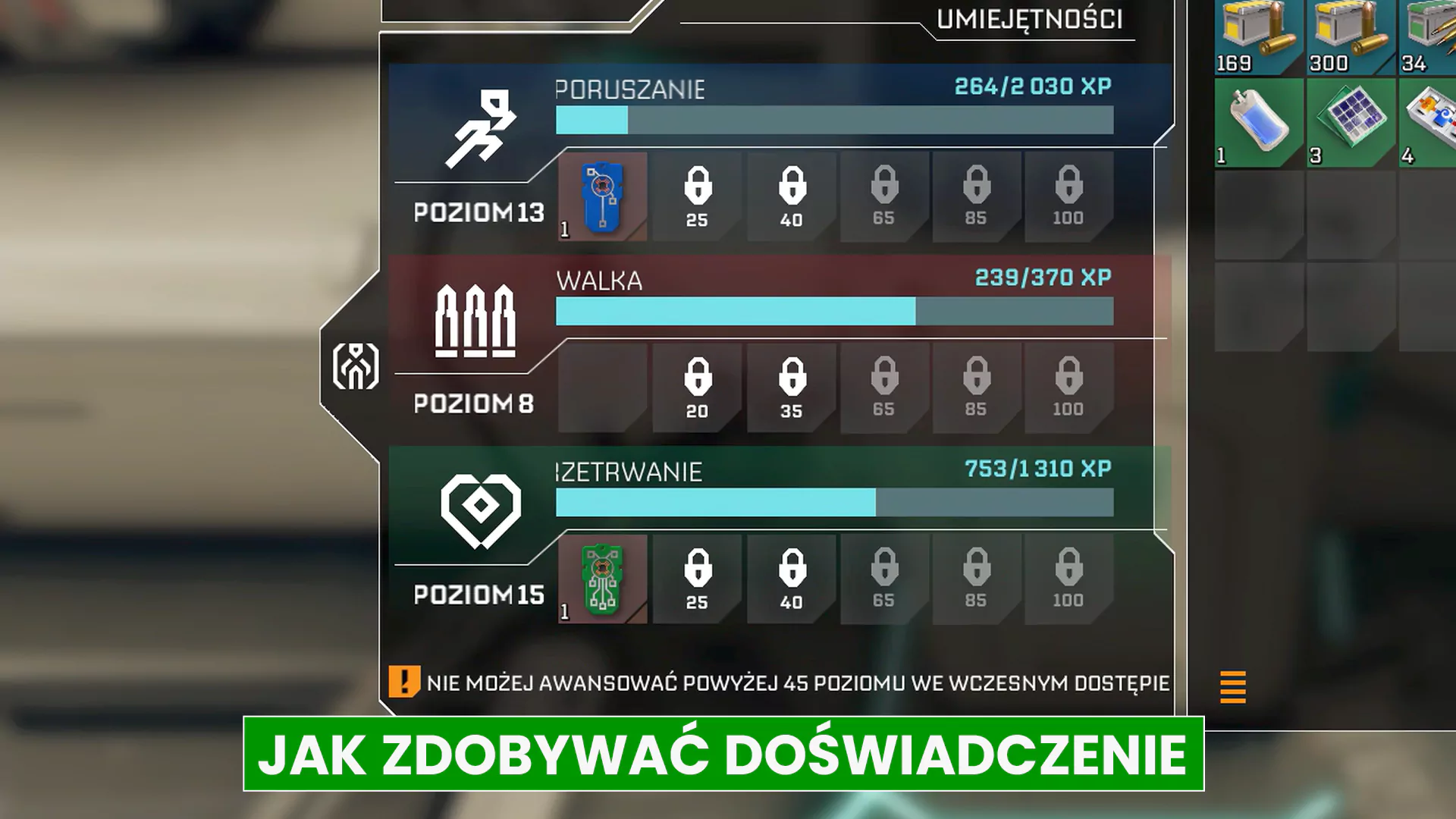 StarRupture: jak zdobywać doświadczenie do umiejętności