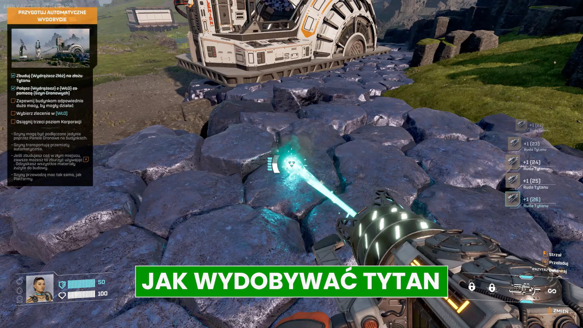 StarRupture – jak zdobyć tytan, ruda tytanu, wydobycie