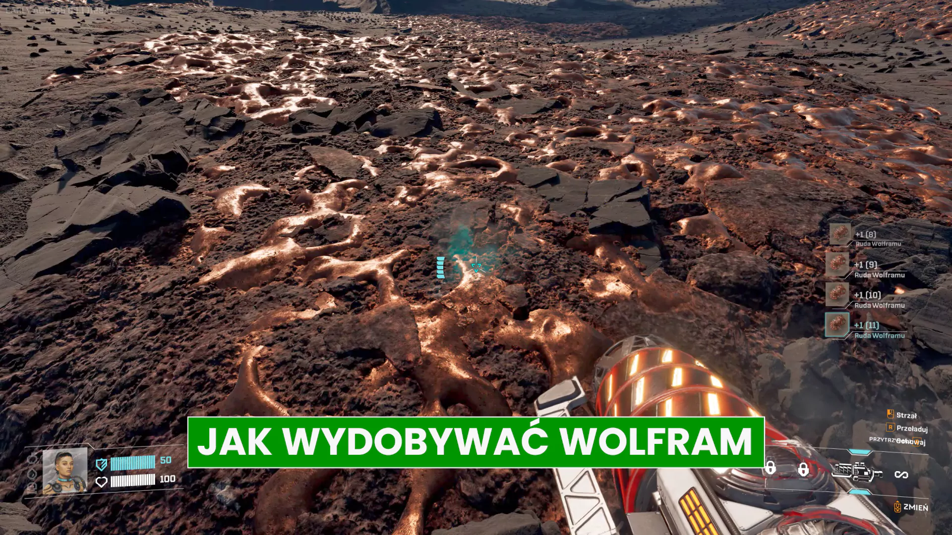 StarRupture – jak zdobyć wolfram, ruda wolframu, wydobycie