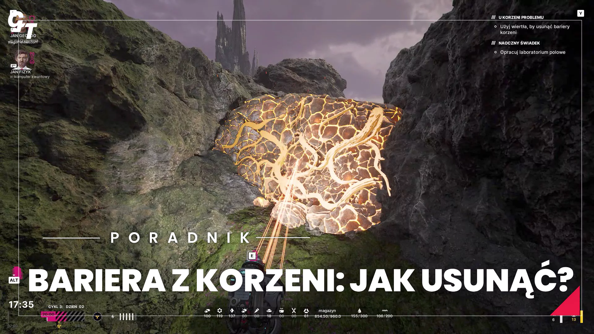The Alters: Last Variable – jak rozbić bariery z korzeni, skały z korzeniami