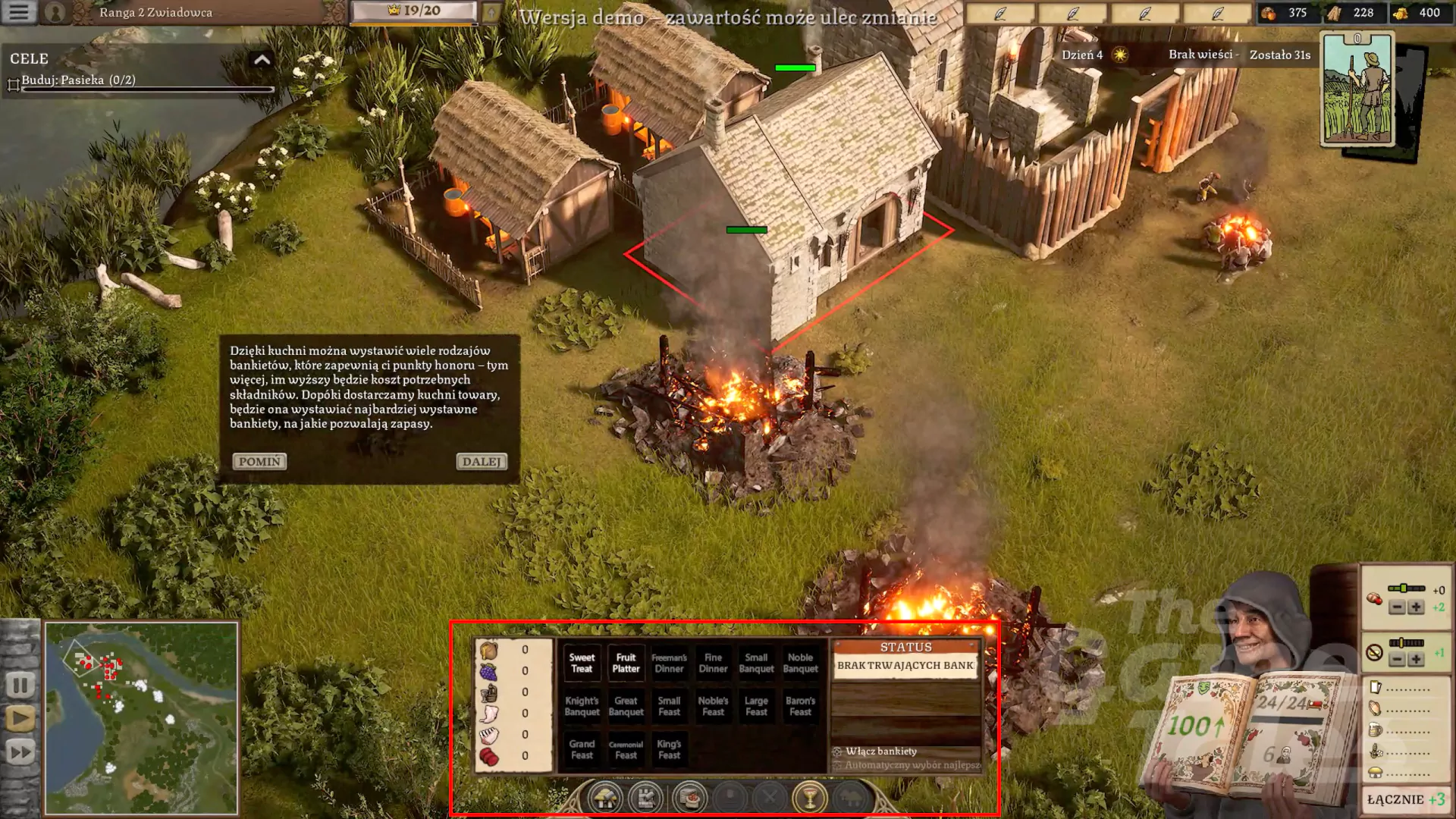 Jak zdobywać honor w Twierdzy 4 (Stronghold 4), rangi honoru