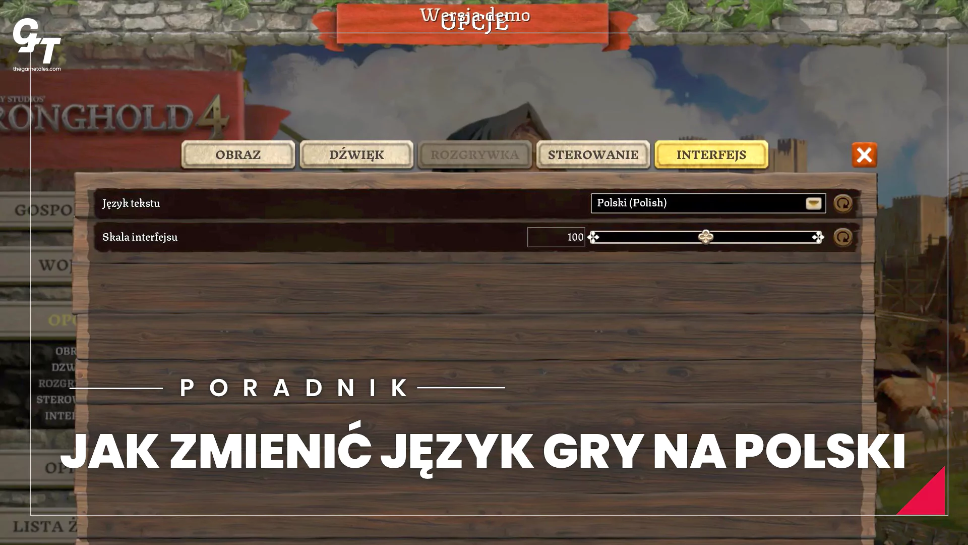Twierdza 4 – jak zmienić język na polski, gra po polsku