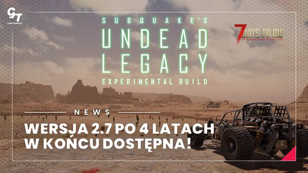 Undead Legacy 2.7 zadebiutowało – wielka przebudowa umiejętności i progresji w 7 Days to Die