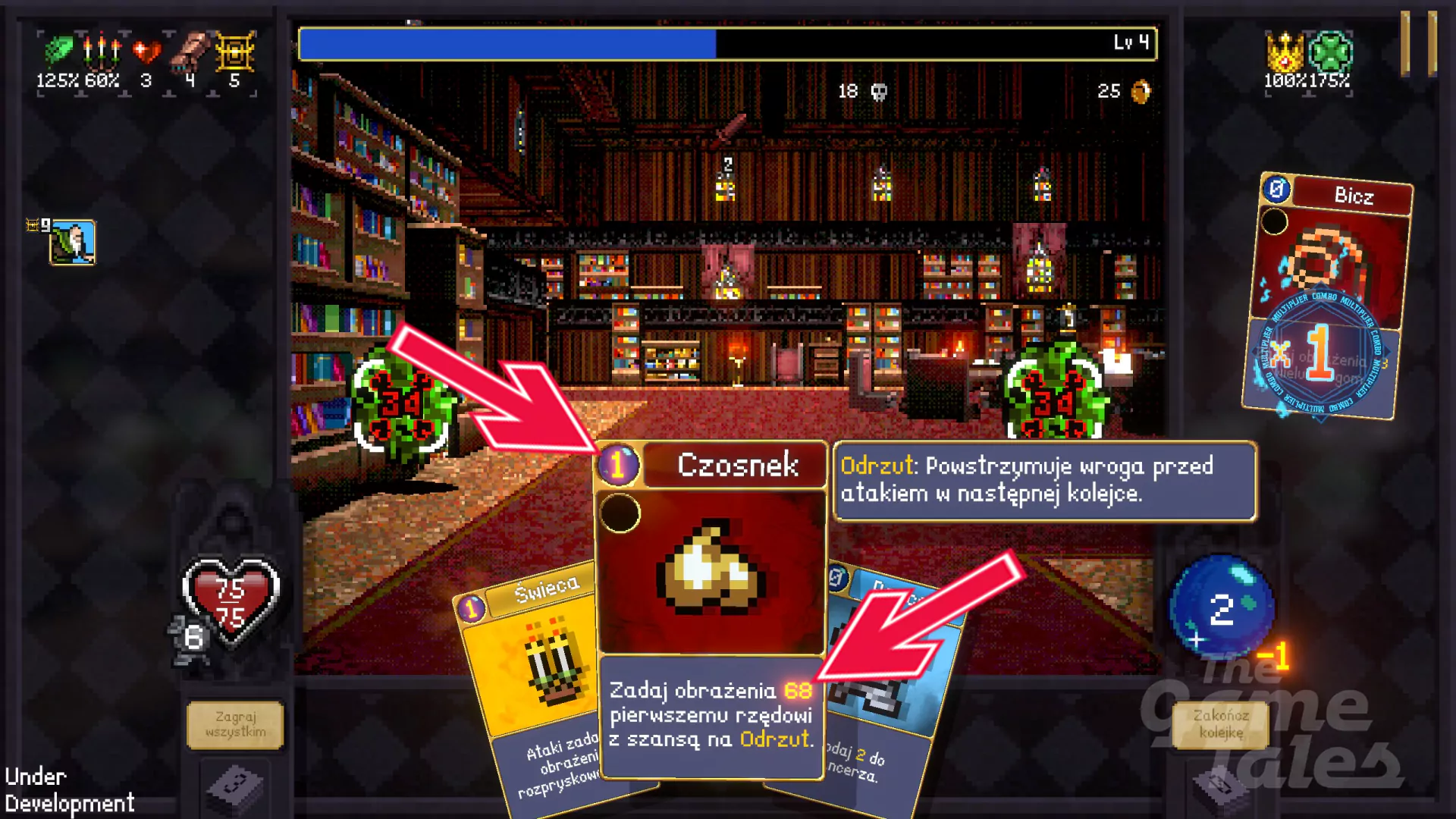 Vampire Crawlers - jak działa combo, kombinacje i jak wzmacniać efekty kart