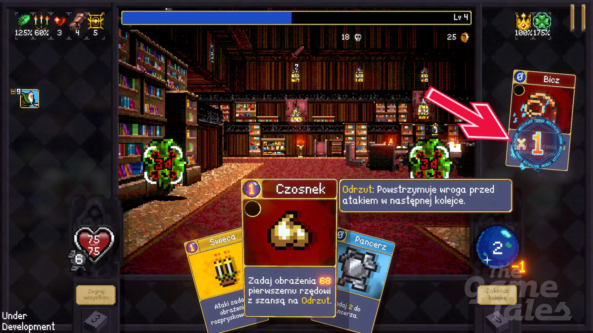 Vampire Crawlers - jak działa combo, kombinacje i jak wzmacniać efekty kart