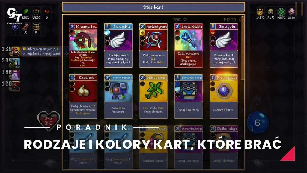 Vampire Crawlers – wszystkie typy kart, kolory, czym się różnią