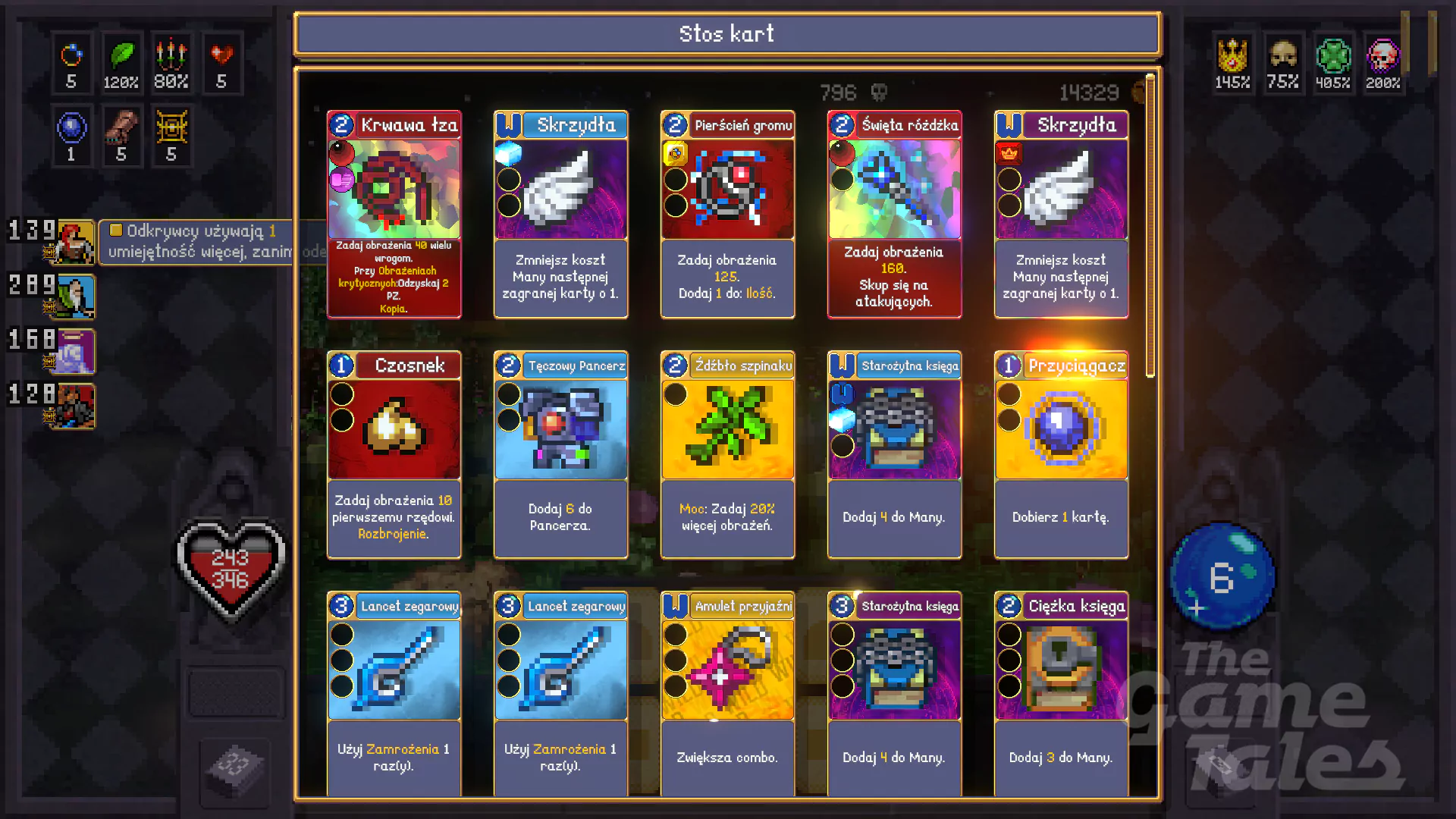 Rodzaje i kolory kart w Vampire Crawlers, czym się różnią i które brać