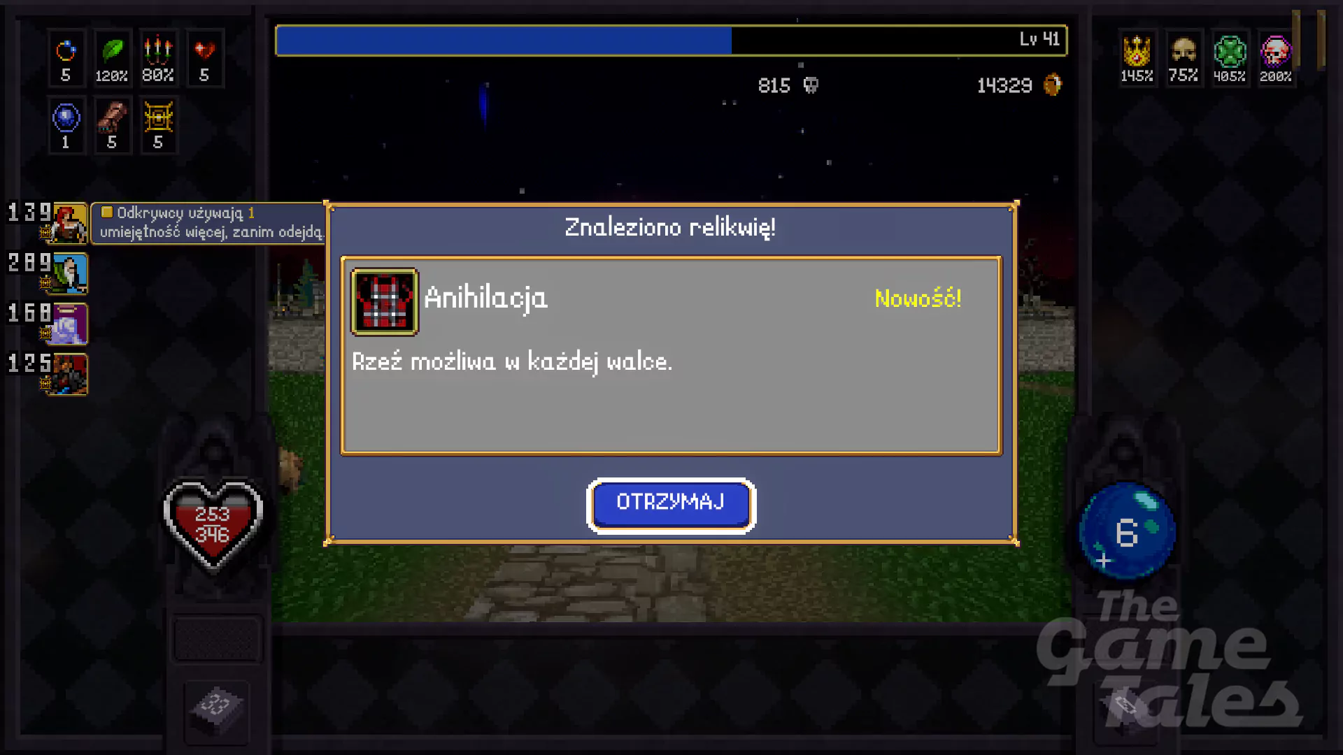 Czym są relikwie w Vampire Crawlers i jak je odblokować, lista wszystkich reliców