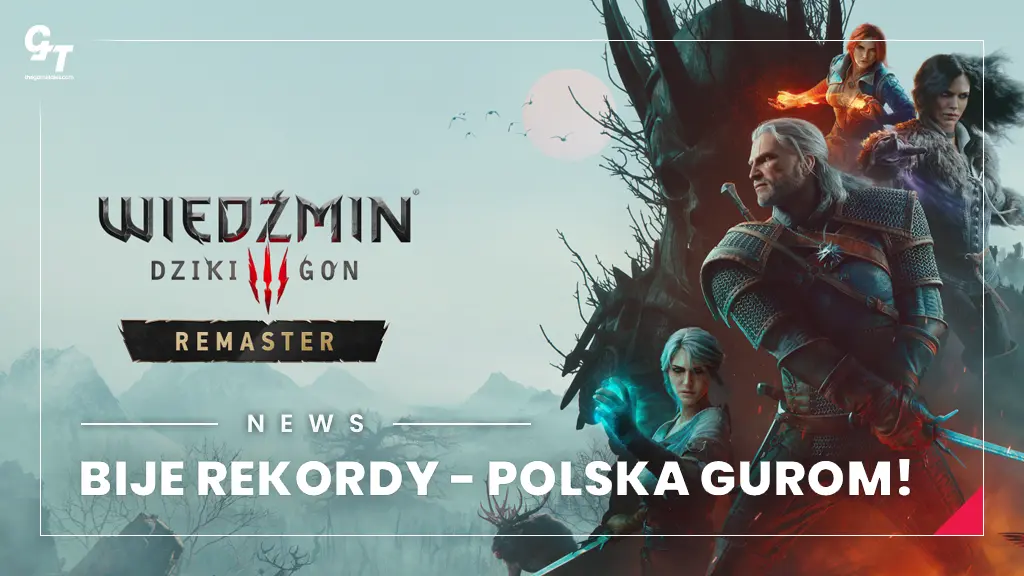 Wiedźmin 3 bije rekord popularności na Steam dzięki darmowej edycji Remastered