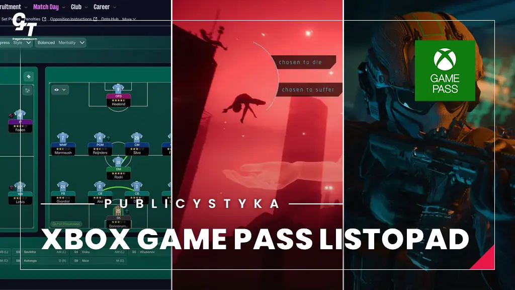 Xbox Game Pass listopad 2025 – premiery Day One i nie tylko