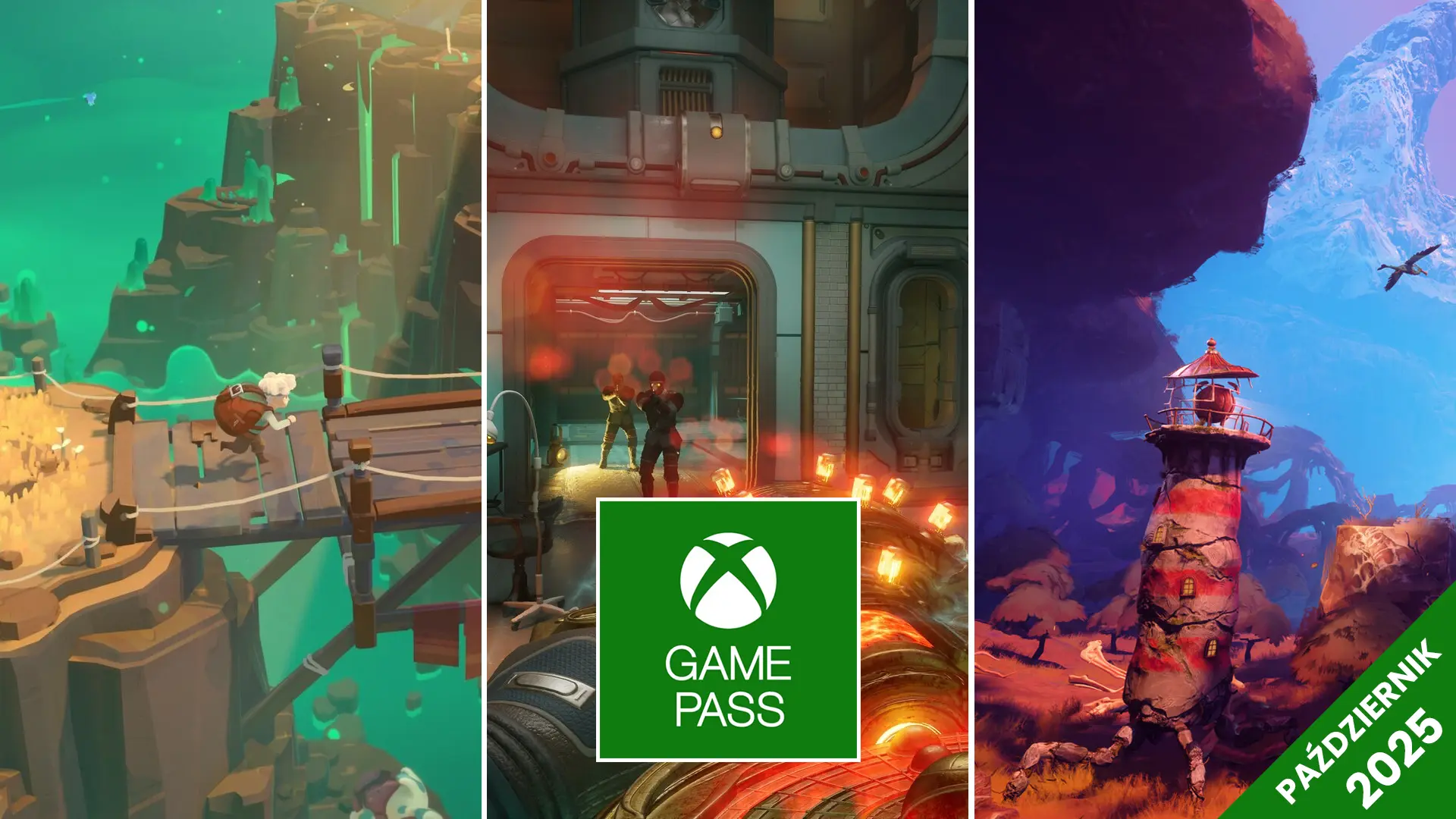 Xbox Game Pass październik 2025 - mocne premiery od pierwszego dnia